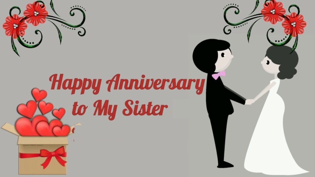 happy anniversary wishes for sister